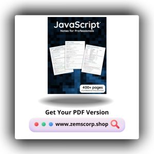 Javascript Notes For Professionals